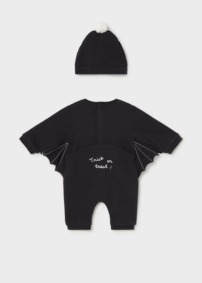 Baby One-Piece Halloween Outfit with Hat