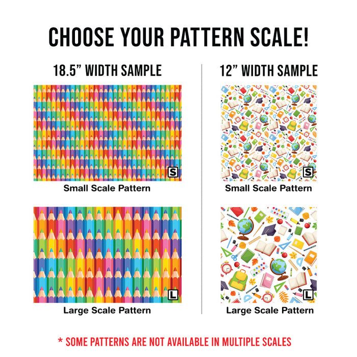 Back to School Glitter Pattern