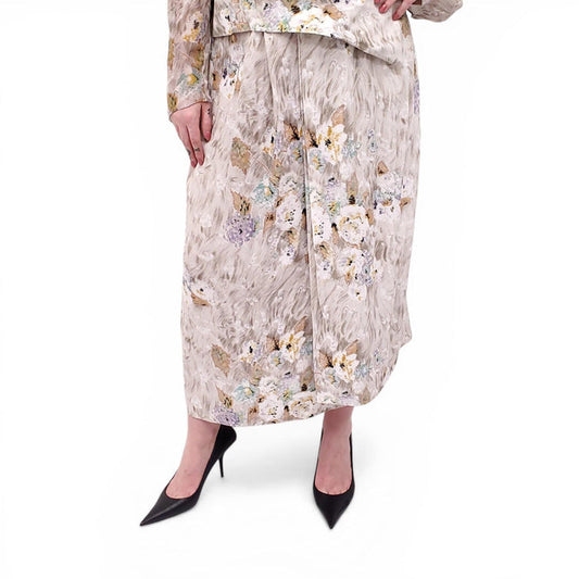 BALENCIAGA FLORAL PATTERNED SKIRT - SIZE 42