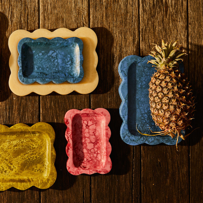 Beau Small Tray - Crimson