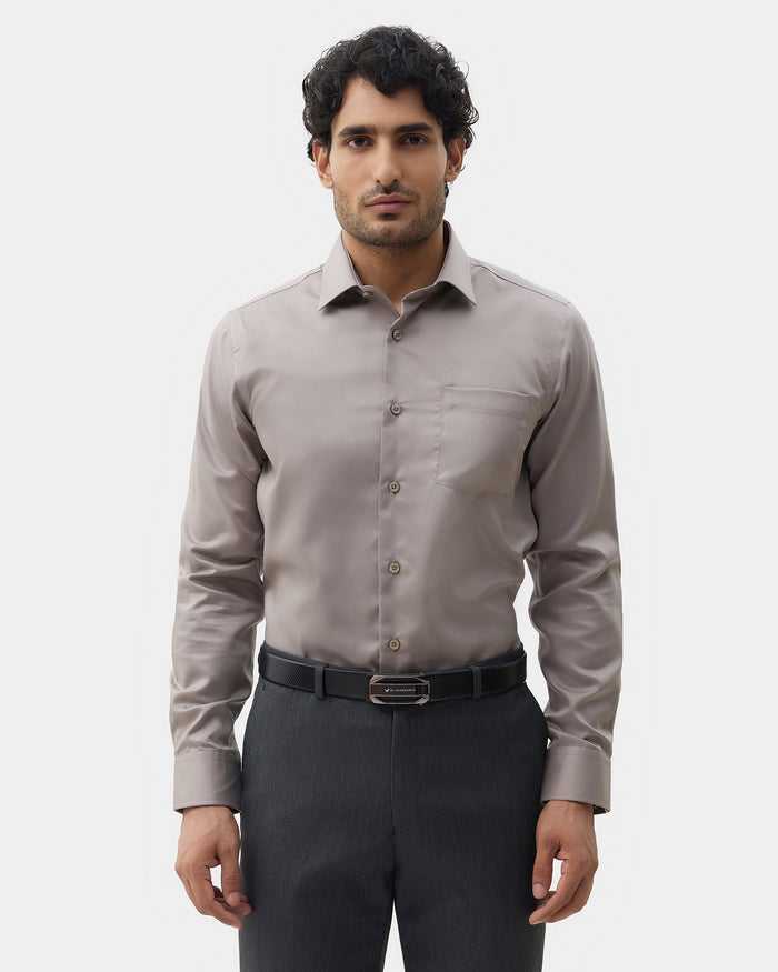 LONG SLEEVE INDIA FIT SOLID SHIRT