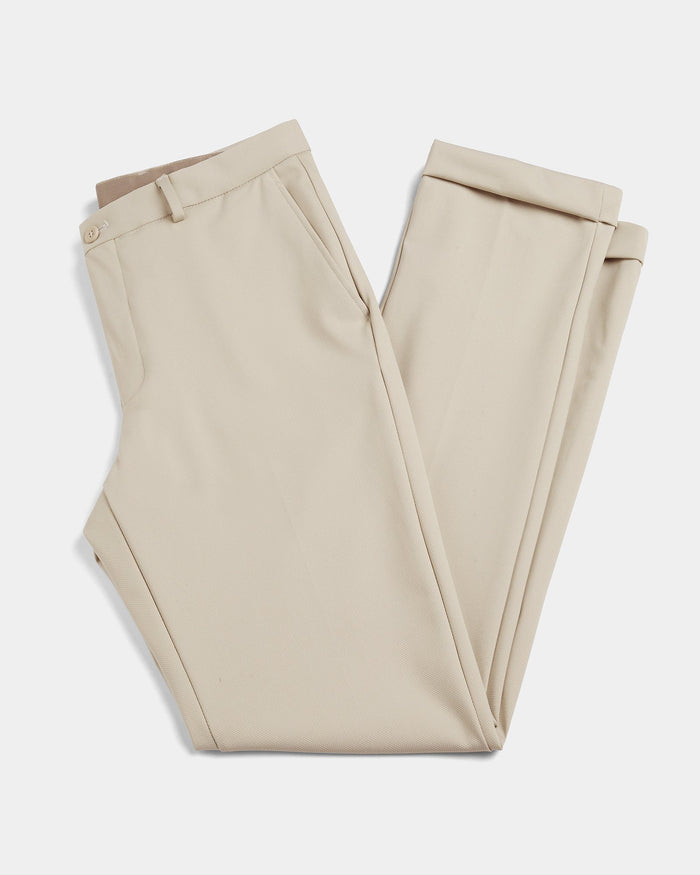 Beige TechPro Textured Trouser - Meteor