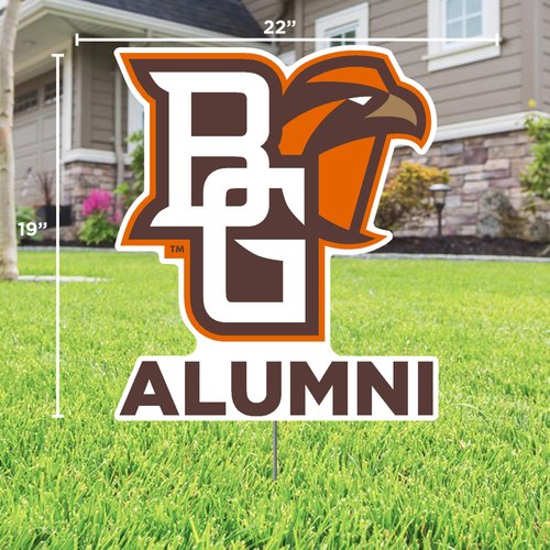 BGSU Alumni Peekaboo Cut Out Yard Sign
