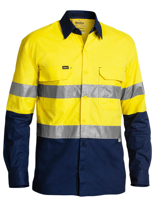 Bisley 3M Taped X Airflow Ripstop Hi Vis Shirt L/S BS6415T