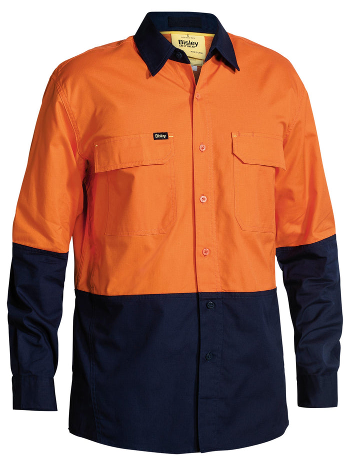 Bisley X Airflow™ Hi Vis Ripstop Shirt L/S BS6415