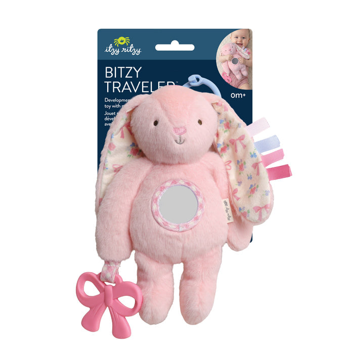 Bitzy Traveler - Pink Bunny - Wee Bee Baby Boutique