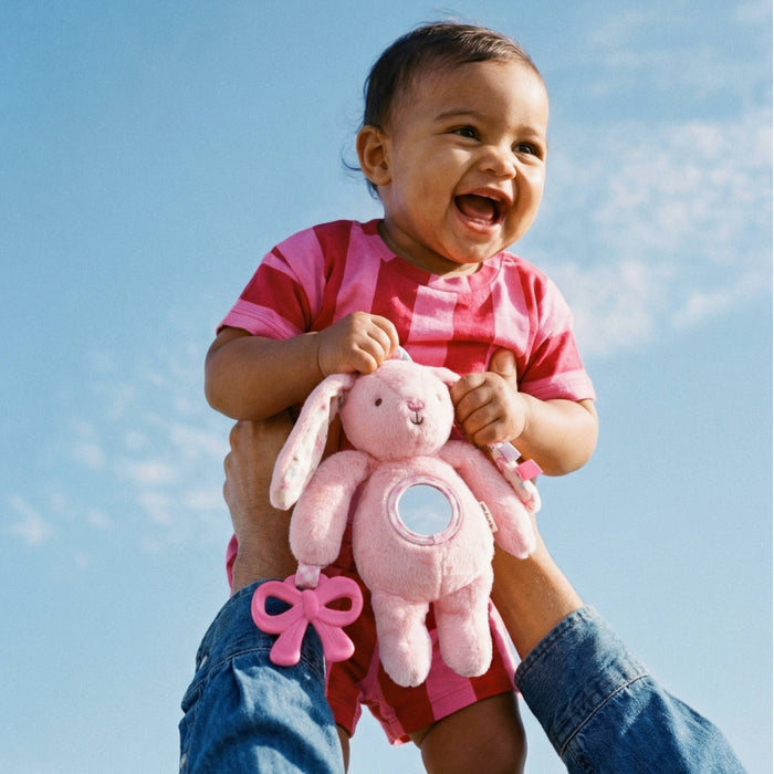 Bitzy Traveler - Pink Bunny - Wee Bee Baby Boutique