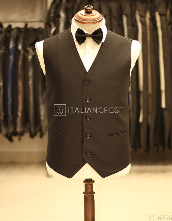Black Embroidery Work 3pc Designer Suit