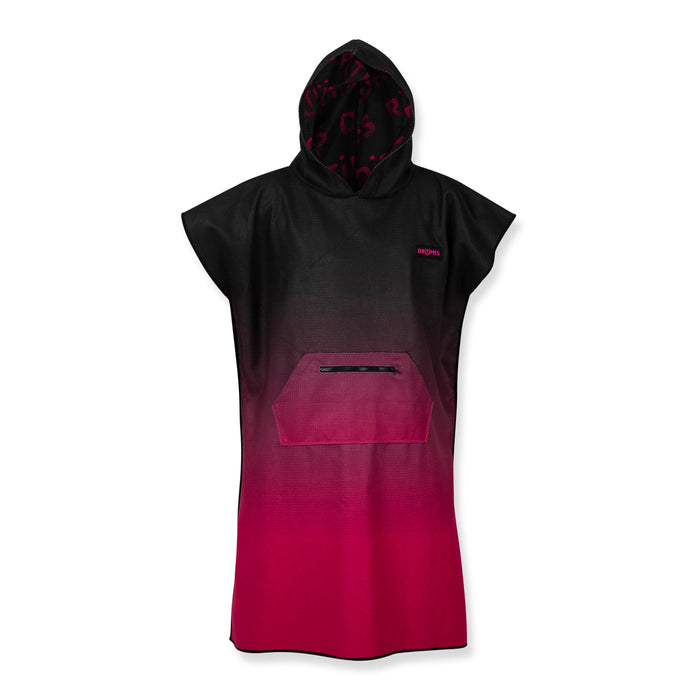 Black Pink Fade Poncho Towel