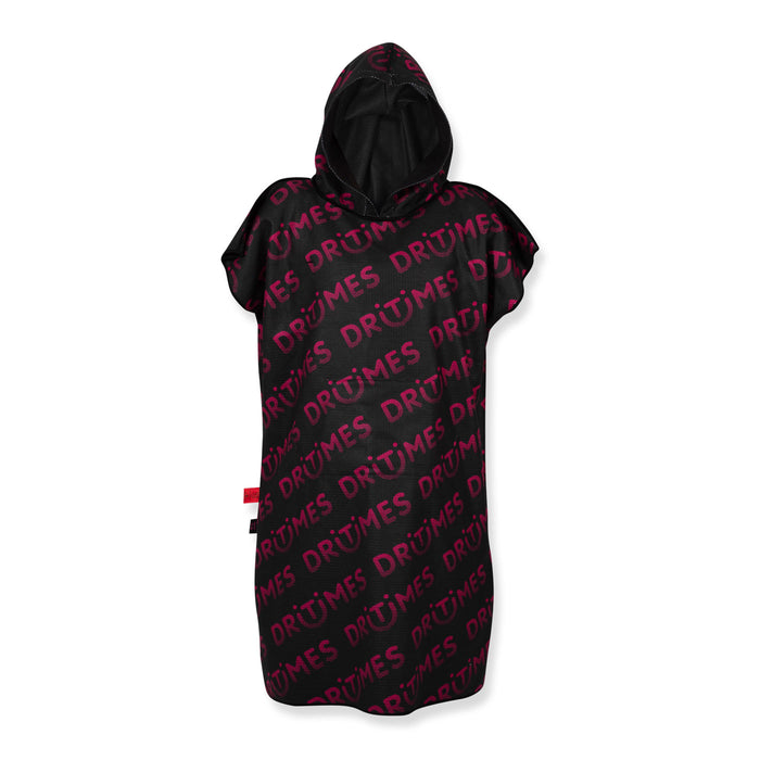 Black Pink Fade Poncho Towel