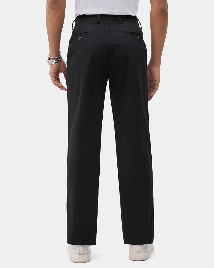 Black Solid Khakis - Bromo