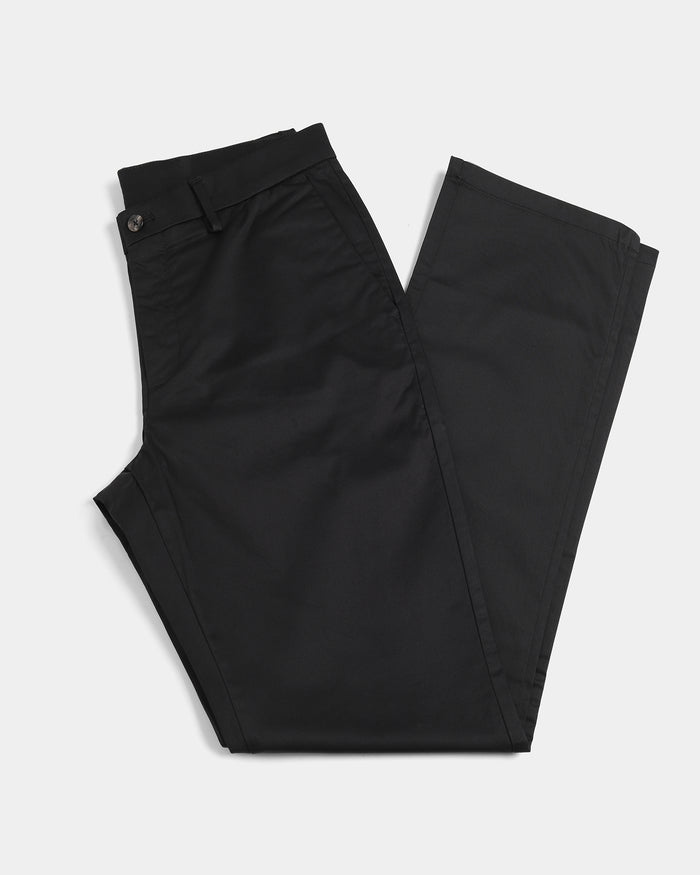 Black Solid Khakis - Bromo