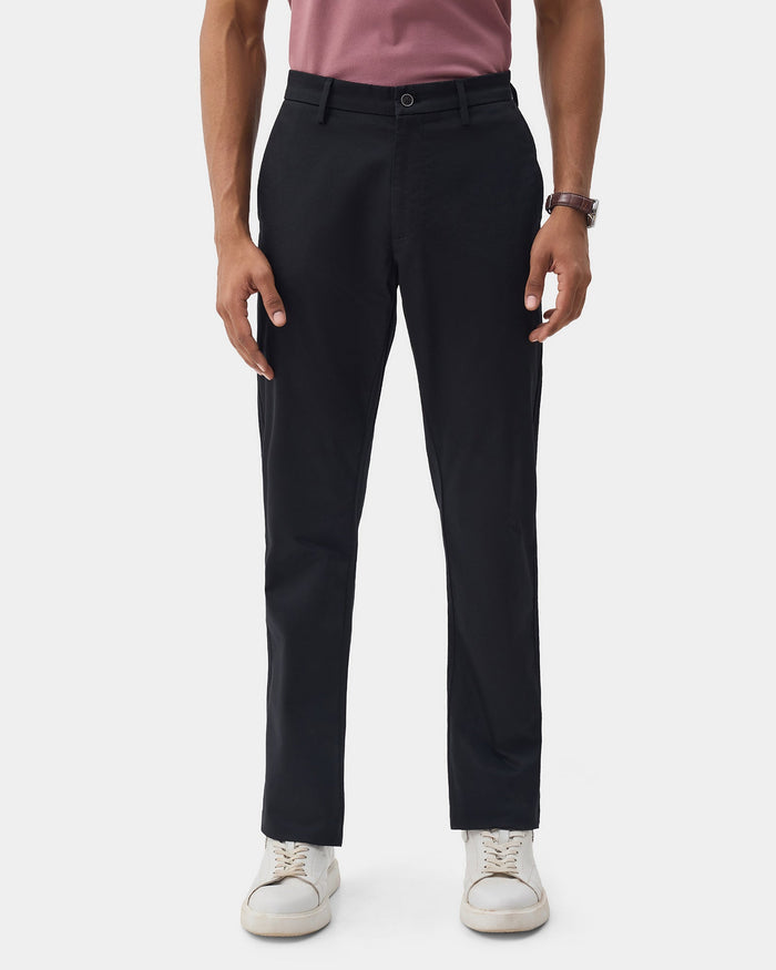 Black Solid Khakis - Kolt