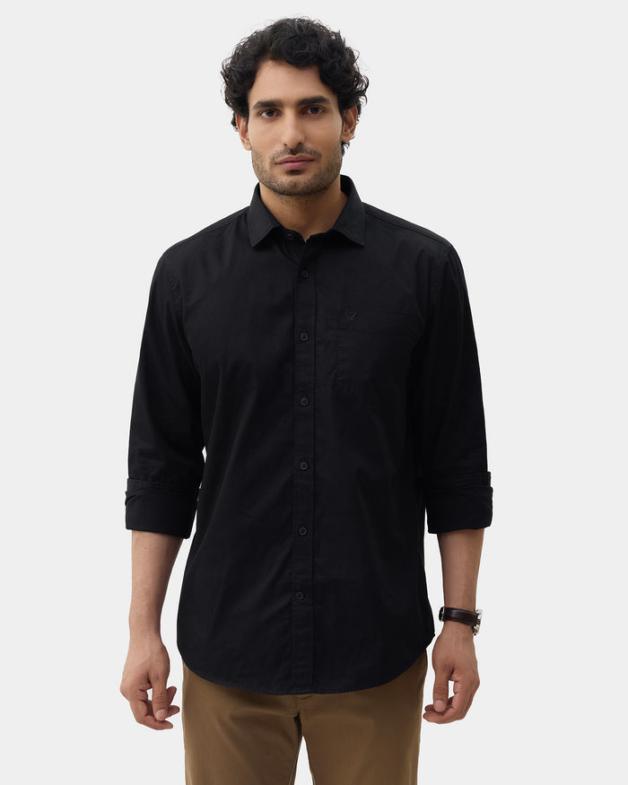 LONG SLEEVE COMFORT FIT SOLID SHIRT