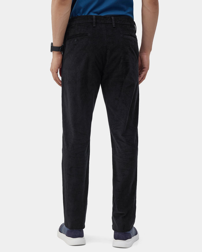 Black Textured Khakis - Zagros