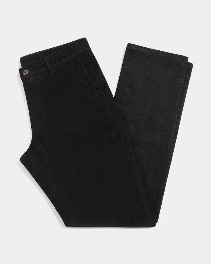 Black Textured Khakis - Zagros