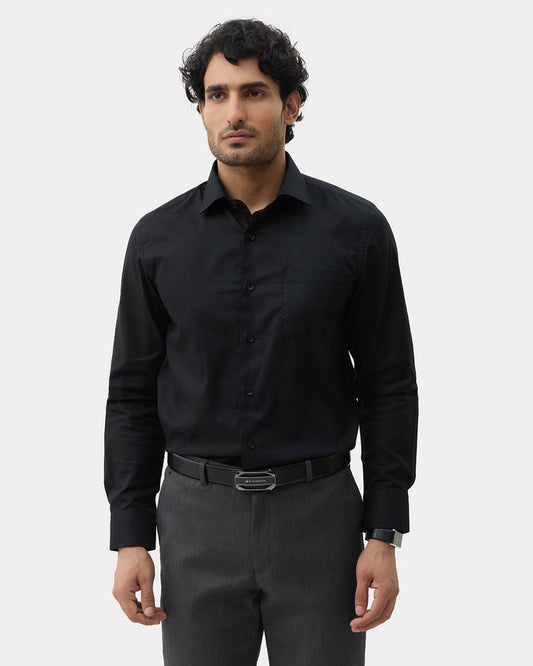 LONG SLEEVE INDIA FIT DOBBY SHIRT