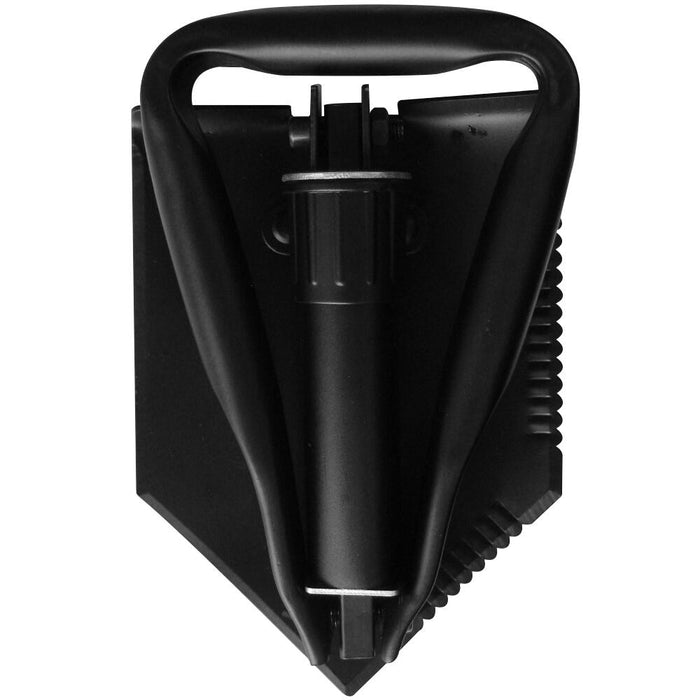Black Tri-Folding Shovel - Mil-Com - Entrenching Tools