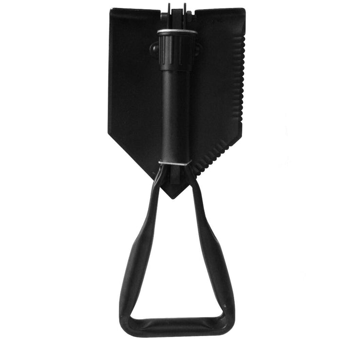 Black Tri-Folding Shovel - Mil-Com - Entrenching Tools