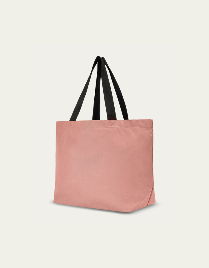 BLOCK LOGO PINK CARRYALL TOTE BAG