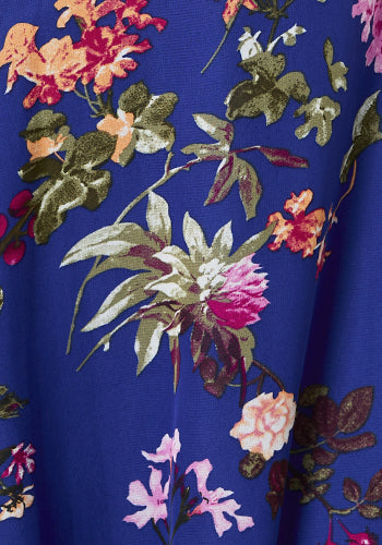 Blooming Season Wrap Dress Violet