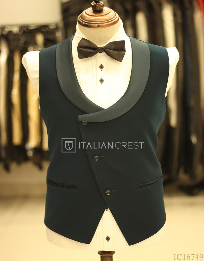 Blue 3-Piece Tuxedo Suit