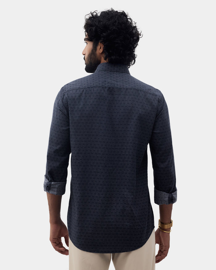 Blue Printed Shirt - Benico