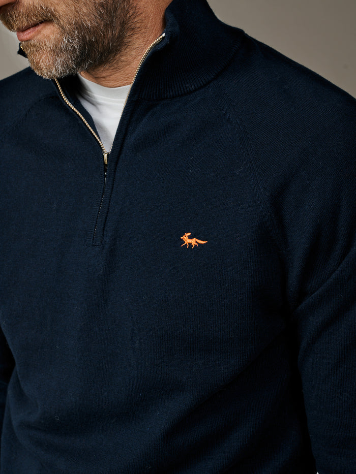 Bonby Cotton Zip Neck
