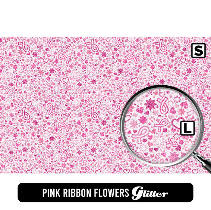 Pink Ribbon Flowers