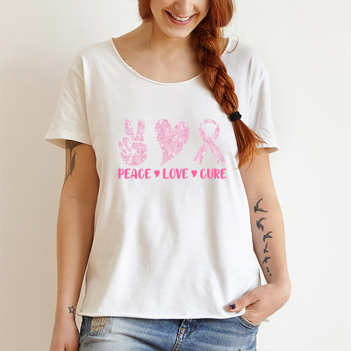 Breast Cancer Awareness Glitter Pattern