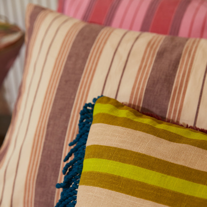 Brigitte Cotton Euro Pillowcase Set - Mahogany