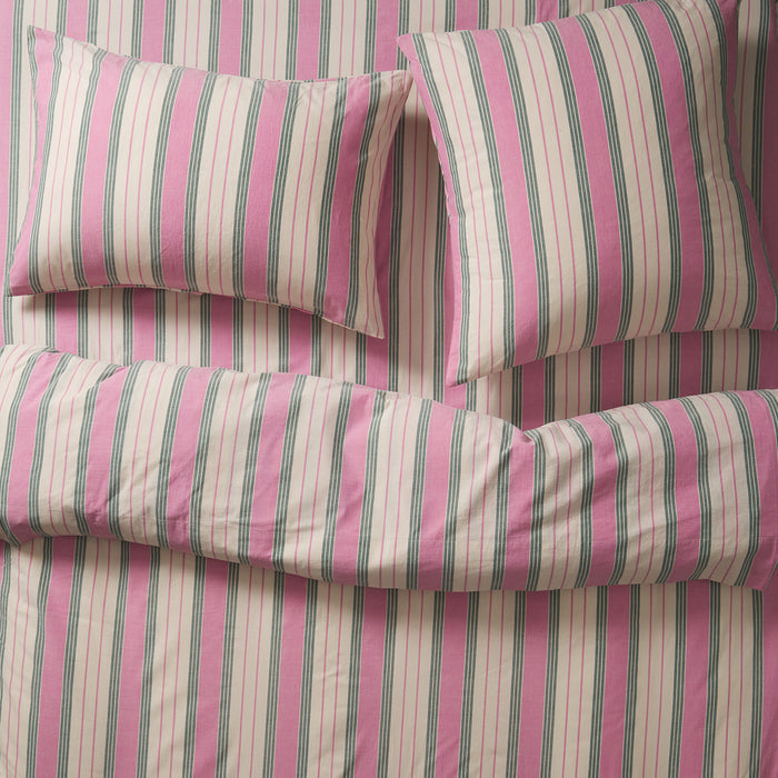 Brigitte Cotton Sheets - Fuchsia Flat Sheet / Single