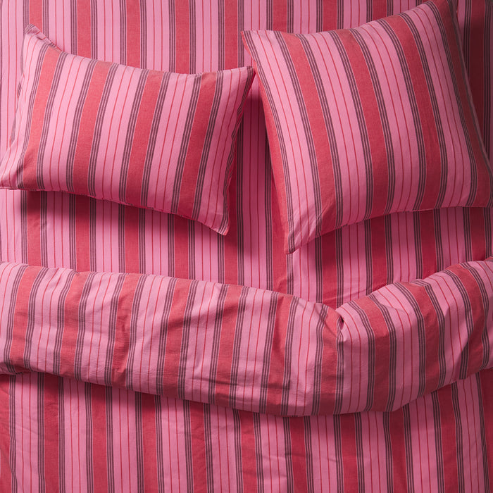 Brigitte Cotton Sheets - Scarlet Flat Sheet / Single