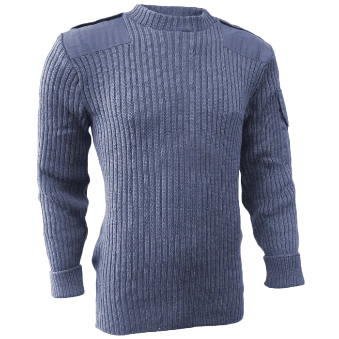 British RAF Blue Wool Jersey - British Army Surplus - Fleeces & Jerseys