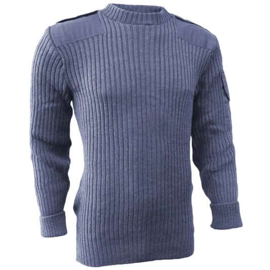 British RAF Blue Wool Jersey - British Army Surplus - Fleeces & Jerseys