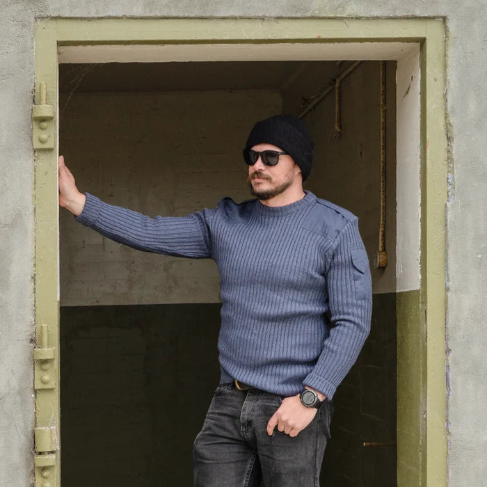British RAF Blue Wool Jersey - British Army Surplus - Fleeces & Jerseys