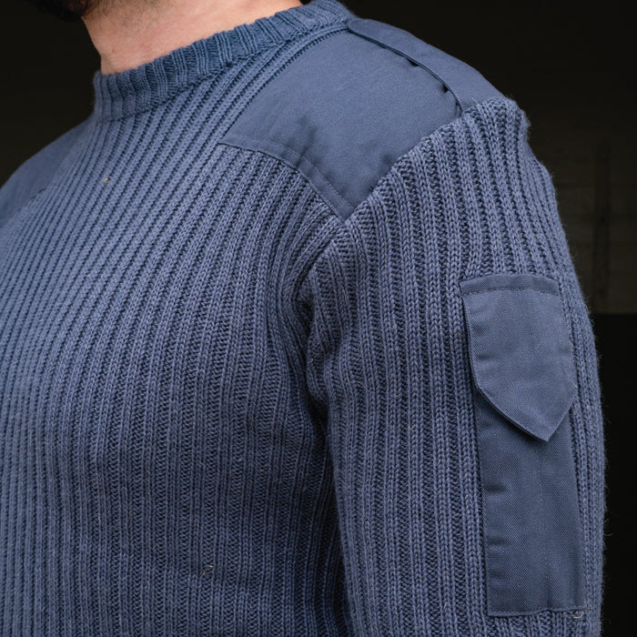 British RAF Blue Wool Jersey - British Army Surplus - Fleeces & Jerseys