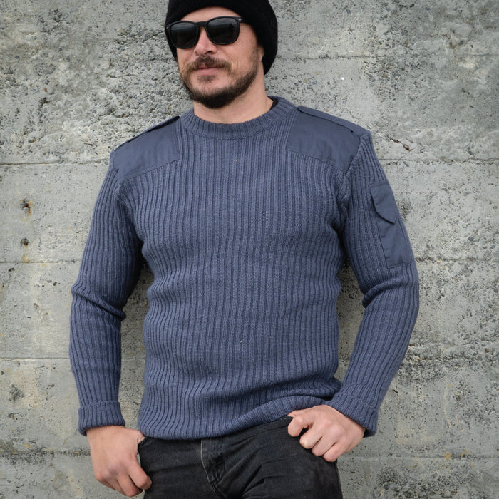 British RAF Blue Wool Jersey - British Army Surplus - Fleeces & Jerseys