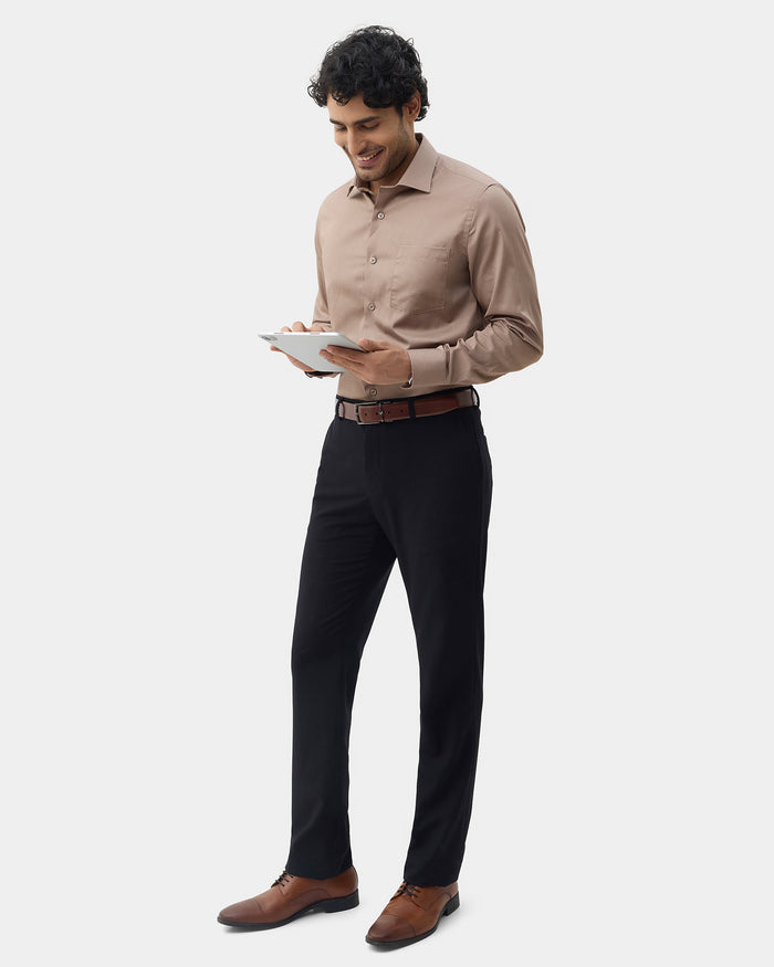 Brown Printed Shirt - Microbus