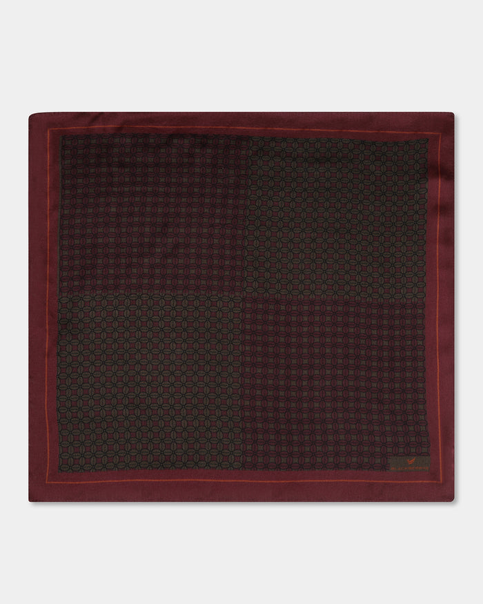 Accessories Regular Fit 4 Ways Print Pocket Square