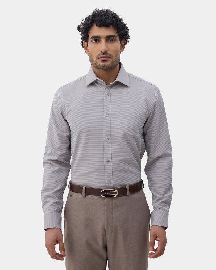 LONG SLEEVE INDIA FIT DOBBY SHIRT