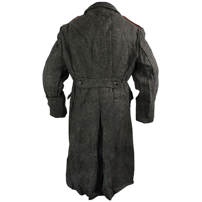 Bulgarian Dark Grey Wool Overcoat - Bulgarian Army Surplus - Great Coats