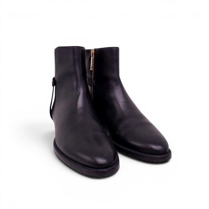 BURBERRY BLACK ANKLE BOOTS - SIZE 37
