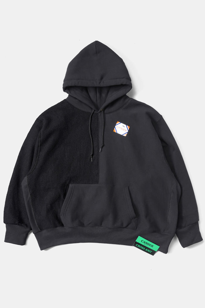 CAMBER Reverse Bicolor Big Sweat Parka / Black