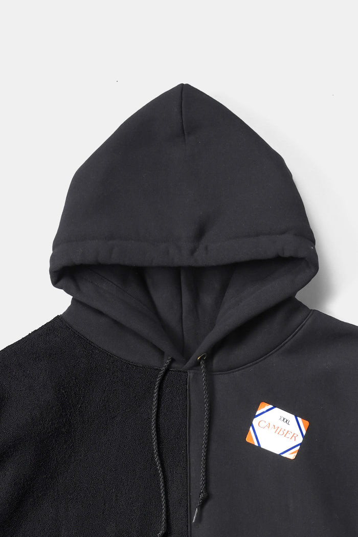 CAMBER Reverse Bicolor Big Sweat Parka / Black