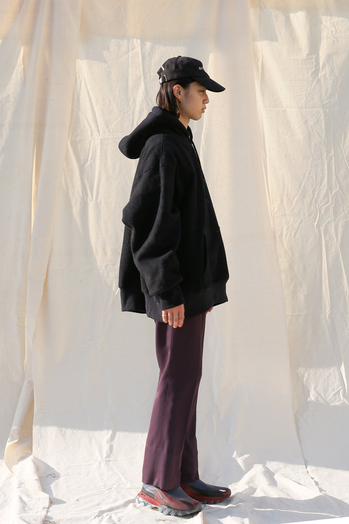 CAMBER Reverse Bicolor Big Sweat Parka / Black