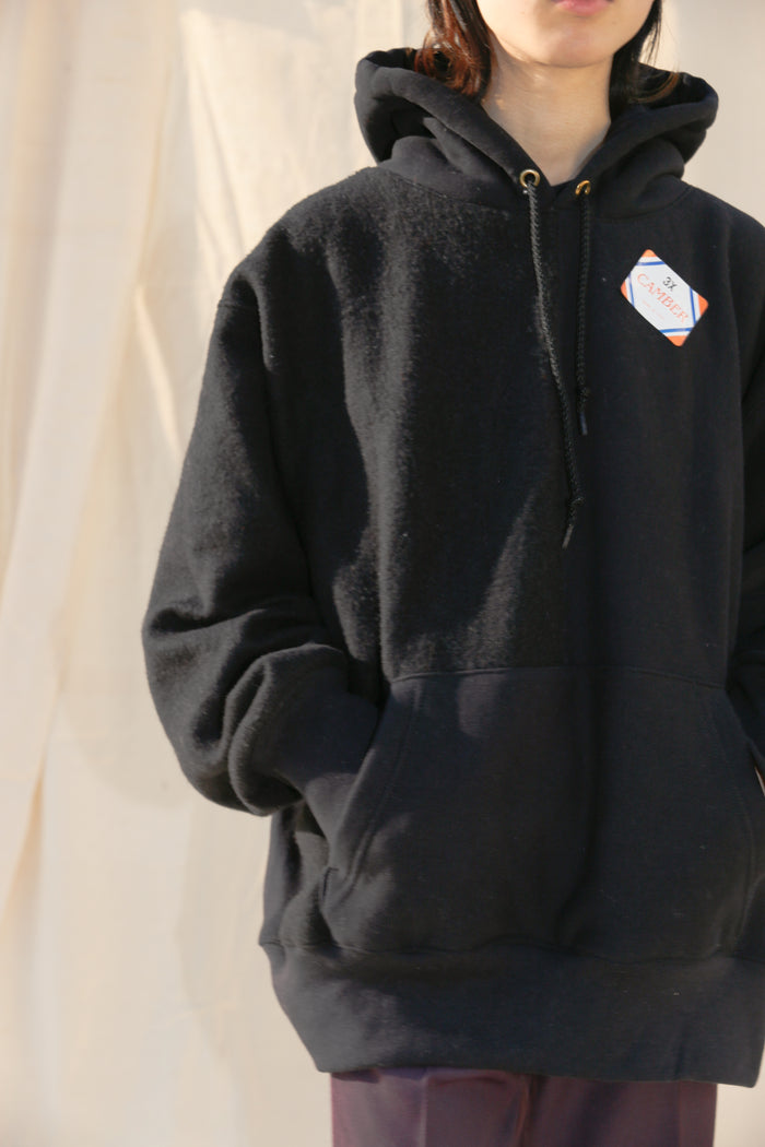 CAMBER Reverse Bicolor Big Sweat Parka / Black