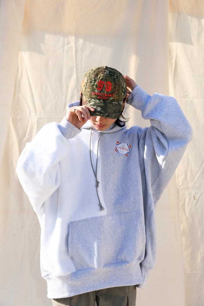 CAMBER Reverse Bicolor Big Sweat Parka / White