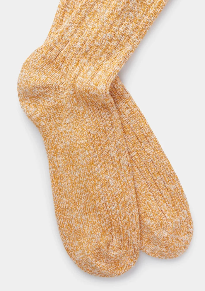 Camel Cotton Marl Socks, Socks - SIRPLUS