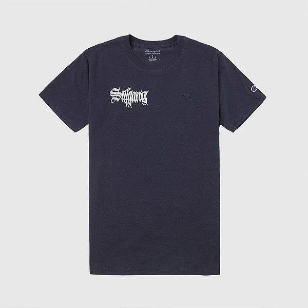 Camiseta Sufgang x Champion Stars 3M Classic Tee Navy Blue - Four Street